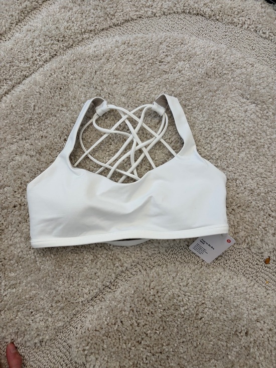 lululemon athletica Other - lululemon athletica White Strappy Back Sports Bra